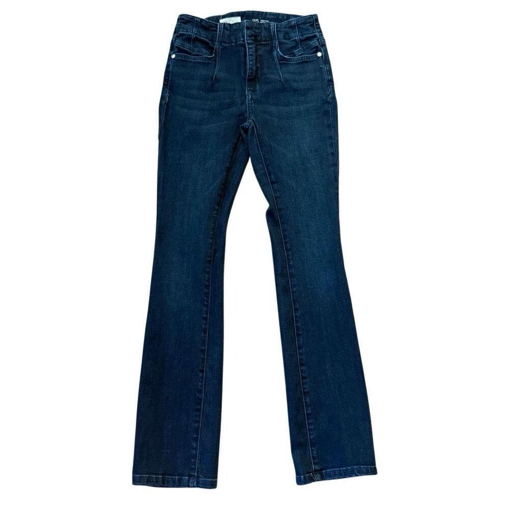 Pilcro the Leterpress high rise crop straight jeans size 25